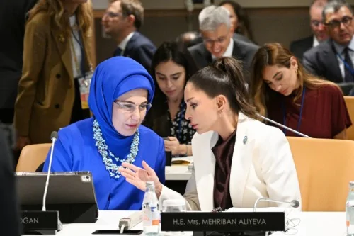 Birinci xanım Mehriban Əliyeva BMT Baş Assambleyası çərçivəsində xüsusi sessiyada iştirak edib