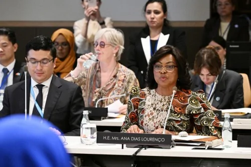 Birinci xanım Mehriban Əliyeva BMT Baş Assambleyası çərçivəsində xüsusi sessiyada iştirak edib