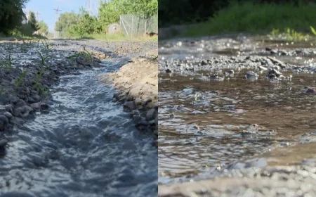 Ramana qəsəbəsində illərlə həllini tapmayan kanalizasiya problemi