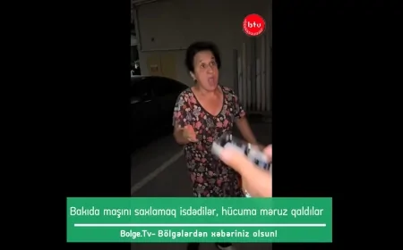 Bakıda maşını saxlamaq istədilər, hücuma məruz qaldılar
