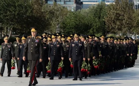 DİN-nin əməkdaşları  Anım Günündə Zəfər parkında Şəhidlərin xatirəsini yad ediblər