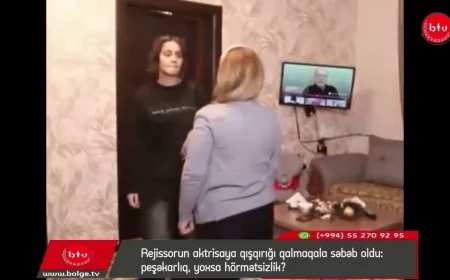 Rejissorun aktrisaya qışqırığı qalmaqala səbəb oldu: peşəkarlıq, yoxsa hörmətsizlik?