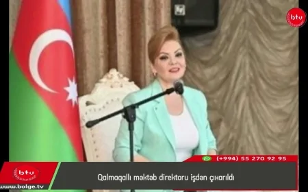 Qalmaqallı məktəb direktoru işdən çıxarıldı