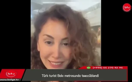 Türk turist Bakı metrosunda təəccübləndi