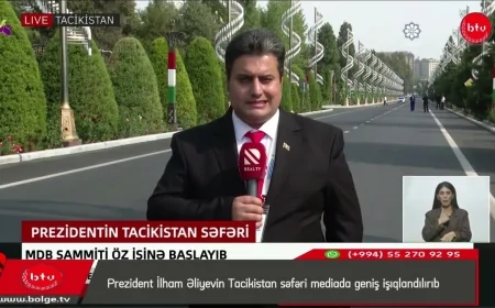Prezident İlham Əliyevin Tacikistan səfəri mediada geniş işıqlandılırıb