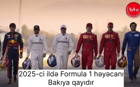 2025-ci ildə Formula 1 həyəcanı Bakıya qayıdır