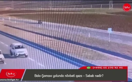 Bakı–Şamaxı yolunda növbəti qəza – Səbəb nədir?