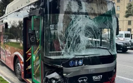 Paytaxtda “Bakubus” AĞIR QƏZA TÖRƏDİB