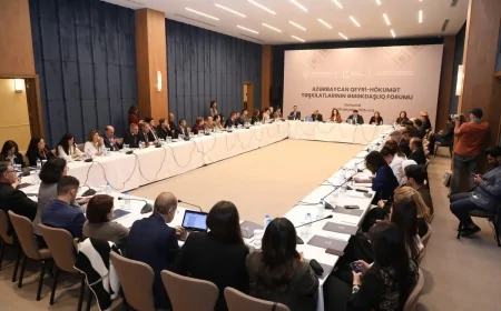 Xankəndidə “WUF13-ə doğru: QHT-lər üçün yeni imkanlar” adlı panel müzakirəsi keçirilib