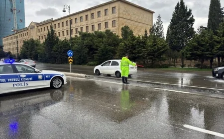 BDYPİ-dən yağışlı hava şəraiti ilə bağlı xəbərdarlıq