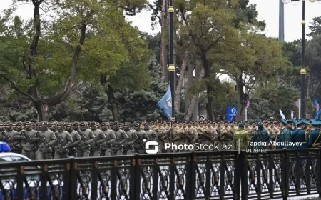 Zəfər Gününə həsr olunmuş hərbi parada hazırlıq məşqləri keçirilir