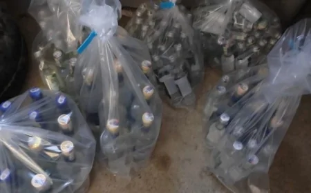 Gəncədə saxta içki əməliyyatı: marketdə qanunsuz satış ifşa olundu