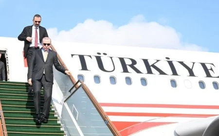 Ərdoğan Azərbaycana gəldi