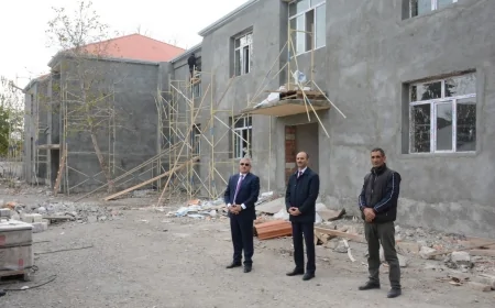 Rayon rəhbəri Tərtər şəhər 3 nömrəli körpələr evi-uşaq bağçasında aparılan işlərlə tanış olub