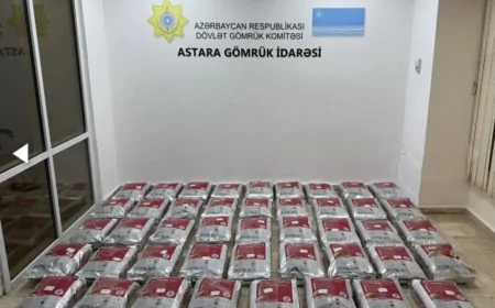 DGK: Qara bazarda dəyəri 90 milyon ABŞ dollarından artıq olan heroin aşkar edilib