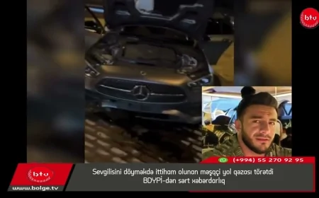 Sevgilisini döyməkdə ittiham olunan məşqçi yol qəzası törətdi BDYPİ-dən sərt xəbərdarlıq