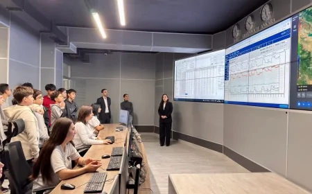 Heydər Əliyev adına MTK şagirdləri Milli Hidrometeorologiya Xidmətində  maarifləndirici ekskursiyada olublar