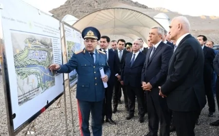 Zəngəzur dəhlizi üzrə görülən işlər və Ağbənd-Kəlalə körpüsünün inşası prosesi ilə tanışlıq oldu