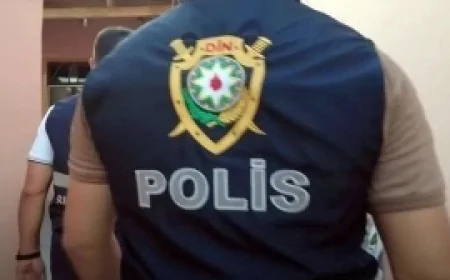 Polisdən əməliyyat: 15 və 18 yaşlı şəxslər saxlanılıb