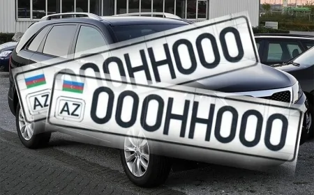 Azərbaycanda yeni ilk 3 rəqəmli avtomobil nömrələri satışa çıxarılır