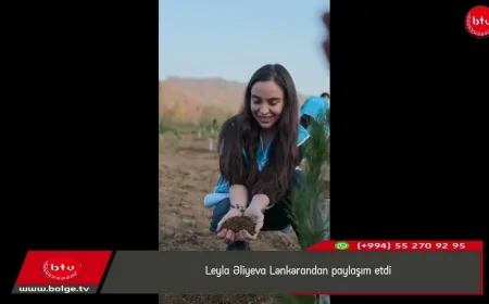 Leyla Əliyeva Lənkərandan paylaşım etdi