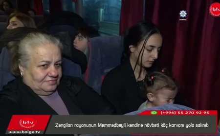 Zəngilan rayonunun Məmmədbəyli kəndinə növbəti köç karvanı yola salınıb