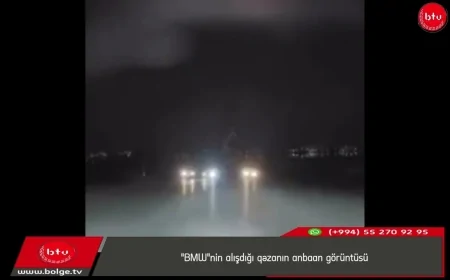 "BMW"nin alışdığı qəzanın anbaan görüntüsü