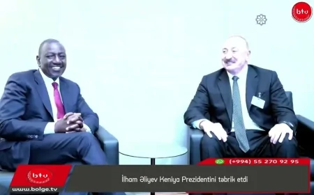 İlham Əliyev Keniya Prezidentini təbrik etdi