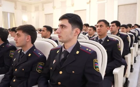 Sumqayıt məktəbliləri polisin xidməti ilə yaxından tanış olublar