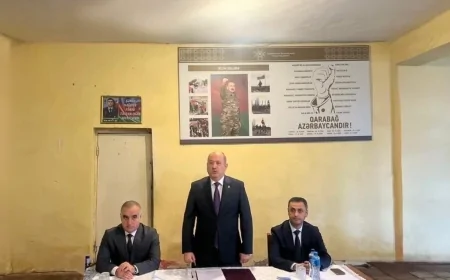 Beyləqan RİH-nin başçısı tərəfindən səyyar qəbullar davam etdirilir