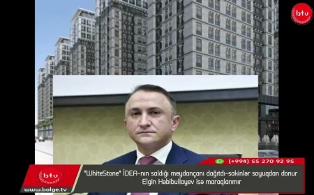 “WhiteStone” İDEA-nın saldığı meydançanı dağıtdı-sakinlər soyuqdan donur  Elgin Həbibullayev isə maraqlanmır