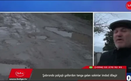Şabranda palçıqlı yollardan təngə gələn sakinlər imdad diləyir