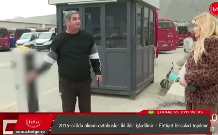 2015-ci ildə alınan avtobuslar iki ildir işlədilmir - Qarajda çürüdülür