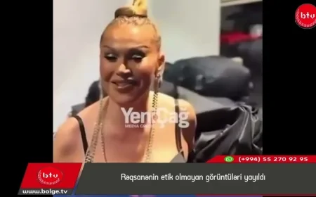 Rəqsanənin etik olmayan görüntüləri yayıldı