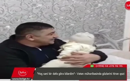 "Kaş səni bir dəfə görə bilərdim"- Vətən müharibəsində gözlərini itirən qazi