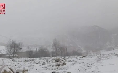 Xınalıq kəndində 6,9 dərəcə şaxta var