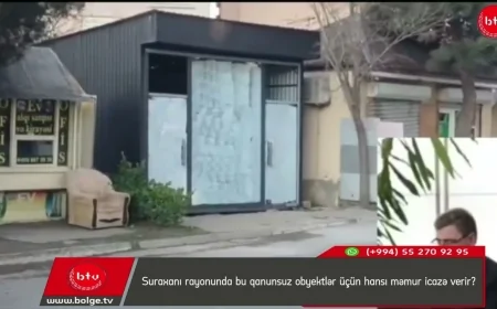 Suraxanı rayonunda bu qanunsuz obyektlər üçün hansı məmur icazə verir?