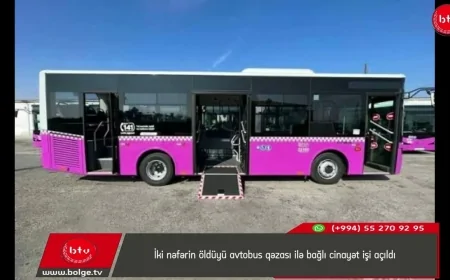 İki nəfərin öldüyü avtobus qəzası ilə bağlı cinayət işi açıldı