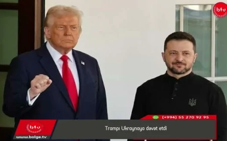 Trampı Ukraynaya dəvət etdi
