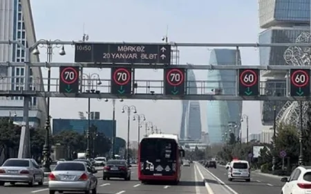 Hava Limanı yolunda sürət həddi bərpa edildi