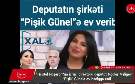 Deputat “Pişik” Günelə ev hədiyyə etdi