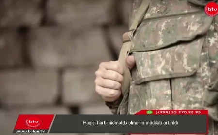 Həqiqi hərbi xidmətdə olmanın müddəti artırıldı