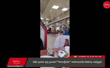 Qida yoxsa quş yuvası? “Hacıoğlular” restoranında biabırçı vəziyyət