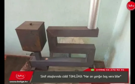 Sinif otaqlarında ciddi TƏHLÜKƏ: “Hər an yanğın baş verə bilər”