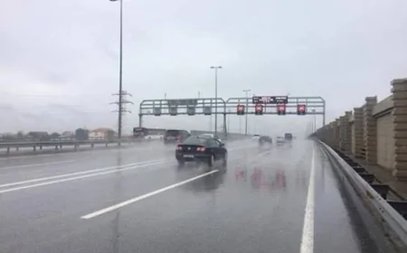 Bu yolda sürət həddi bərpa edildi