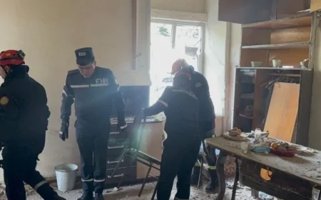 Qazaxda evdə partlayış: Xəsarət alan var