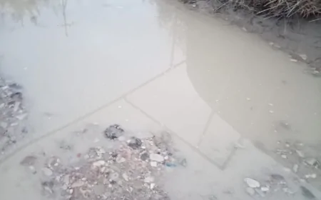 Sumqayıt beton zavod adlanan ərazidə yaşayan sakinlər etiraz edir