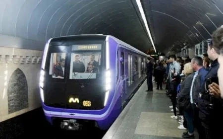 Metroda 35-ci qatar - "Nərimanov"dan "28 May"a sərnişinsiz gəlir