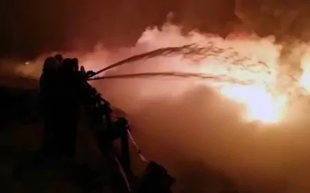 Türkiyədə neft emalı zavodunda partlayış olub