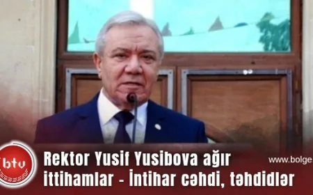 Rektor Yusif Yusibova ağır ittihamlar - İntihar cəhdi, təhdidlər, maliyyə maxinasiyaları və nələr...